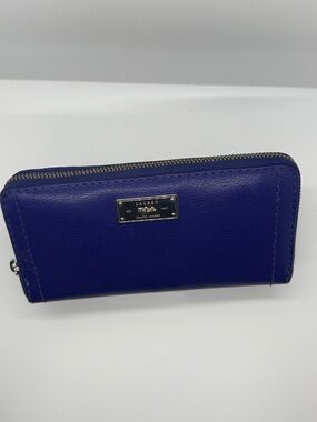 Lauren Ralph Lauren Zip-Around Wallet - Cobalt Blue